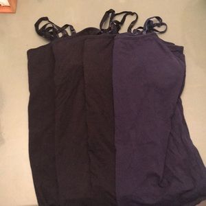 Four nursing tank tops- motherhood maternity